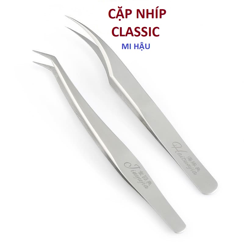 CẶP NHÍP CLASIC CĂN BẢN, NHÍP TÁCH MI, NHÍP NỐI CLASIC LOẠI 1,Phụ Liệu Mi Hậu