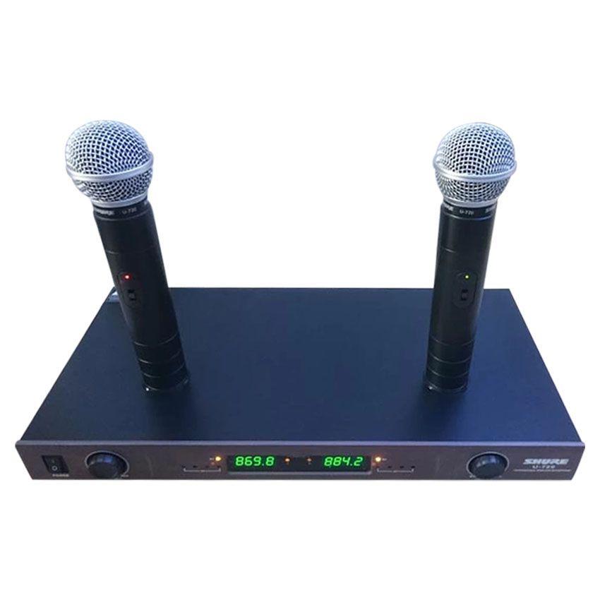 Micro không dây shure u720 micro pin sạc
