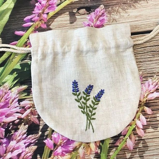 Túi Thơm Thêu Tay SenSilk - Quà Tặng Yêu Thương, Khăn Tay Thêu, Túi Thơm Handmade, Túi Rút Thêu Tay