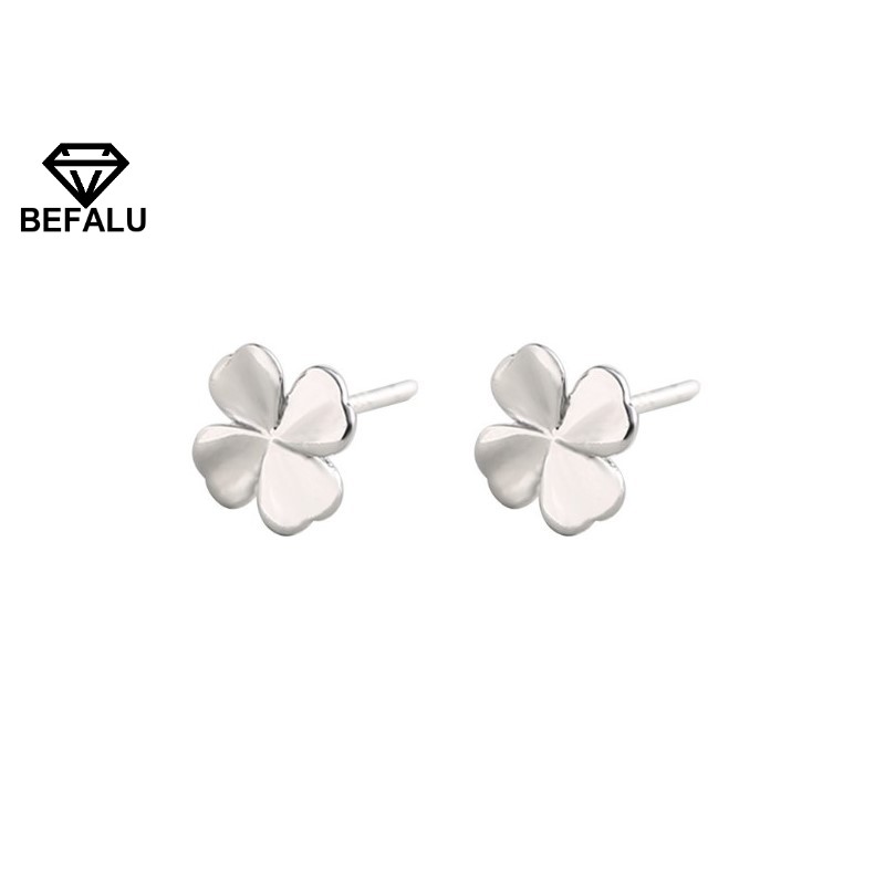 Bông tai nữ cá tính bạc 925 phong cách hàn quốc bt02 - befalu