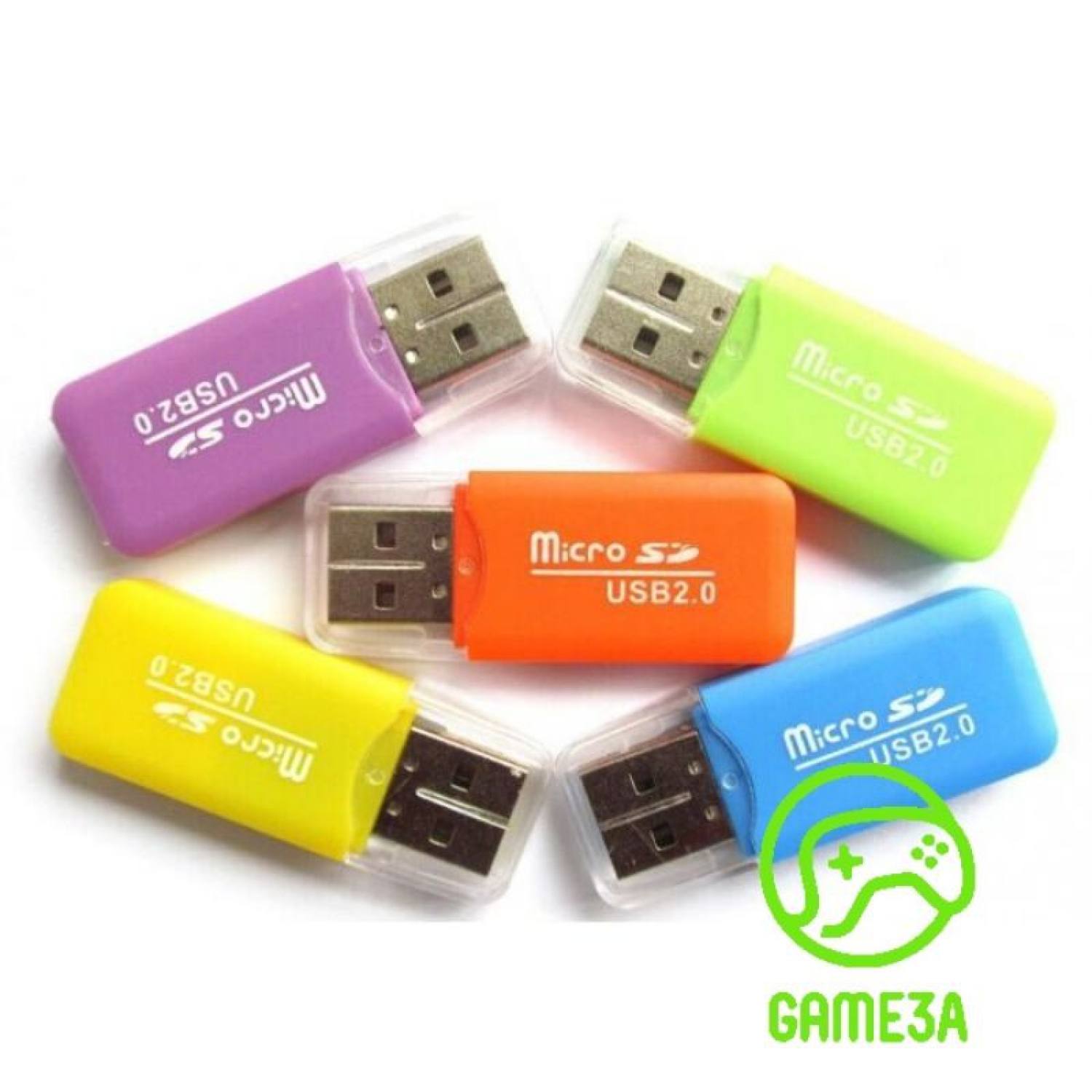 USB đầu đọc thẻ nhớ micro SD giá rẻ màu ngẫu nhiên