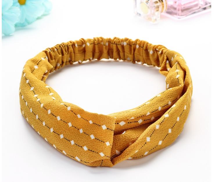 Băng đô turban băng đô nữ Hàn Quốc chấm bi NHIỀU MÀU