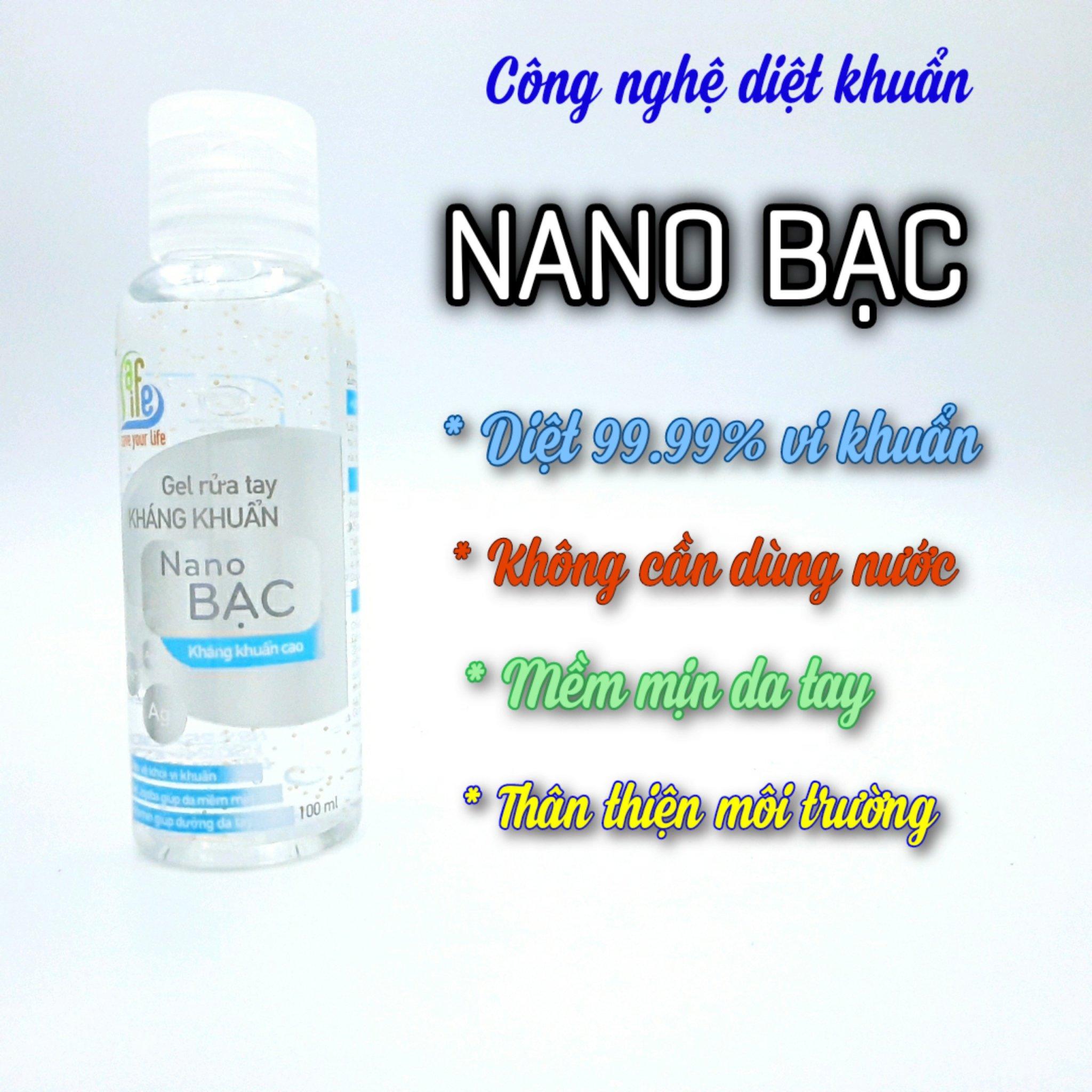 Gel rửa tay nano bạc kháng khuẩn