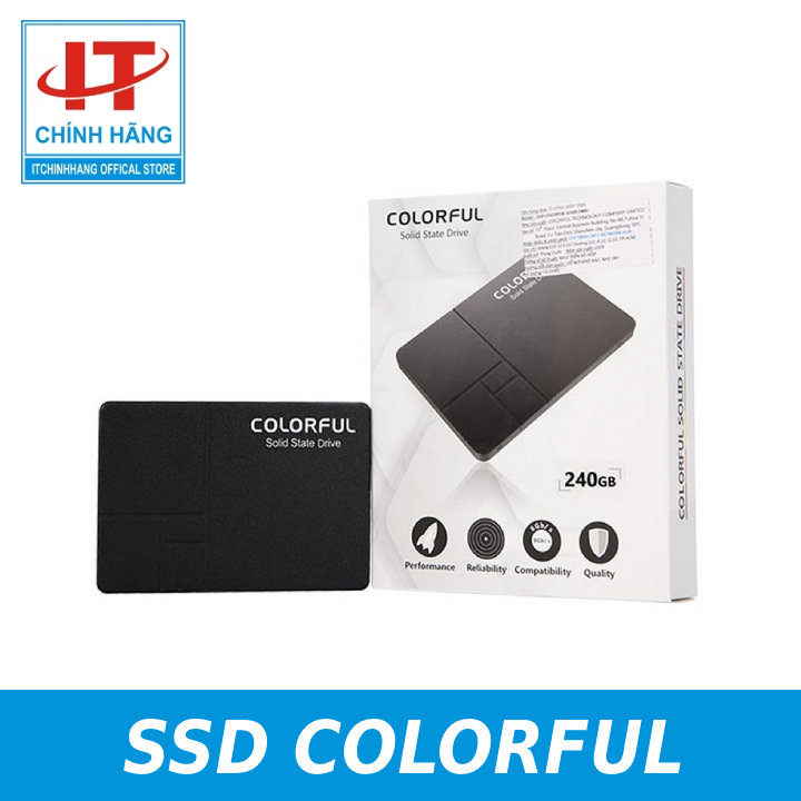 Ổ cứng ssd colorful sl500 240gb sl300 128gb sata 2.5" - hàng chính hãng