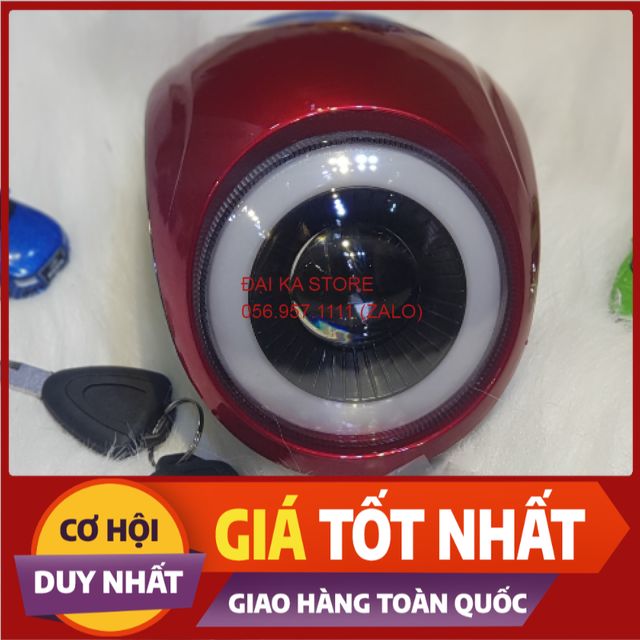 Đầu đèn xe đạp điện pk 48-60v electric bike huy