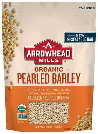 Hạt lúa mạch hữu cơ arrowhead mills perled barley 793g