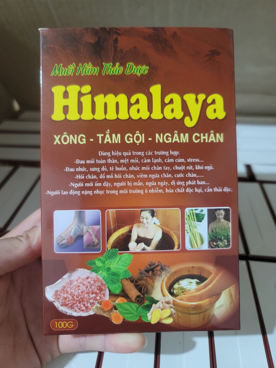 Muối Hầm thảo dược himalaya