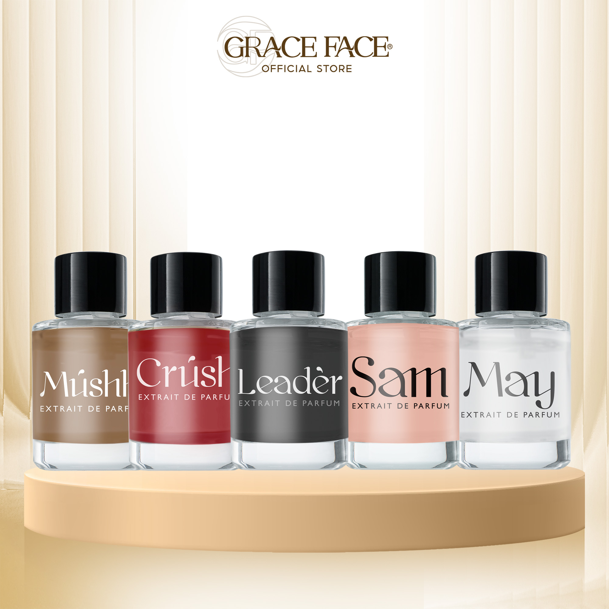 Nước hoa nguyên chất cho nam và nữ chính hãng Grace Face Extrait De Parfum