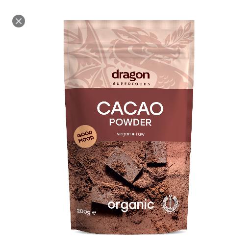 Bột Cacao nguyên chất 100% Bio 200g Dragon SuperFoods