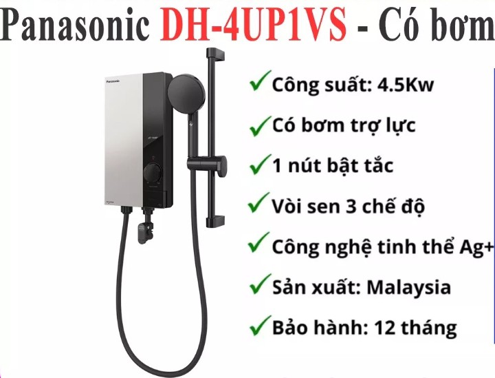 Máy nước nóng DH-4UP1VS Có bơm