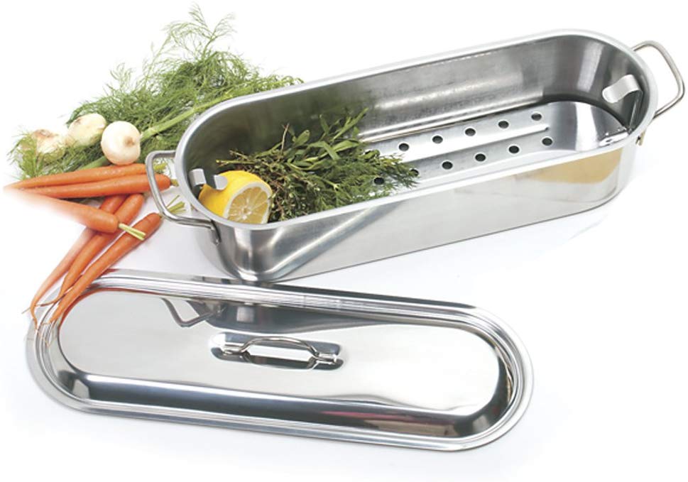 Nồi hấp cá inox kitchencraft, 45cm