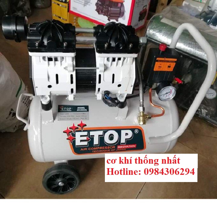 Máy nén khí không dầu Etop 30L Không có phụ kiện