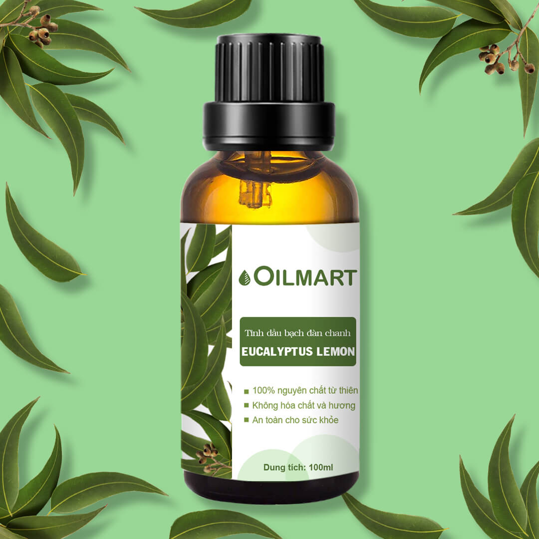 Tinh dầu bạch đàn chanh Oilmart xông phòng, giúp dễ ngủ, đuổi muỗi, giải cảm, khử mùi - Eucalyptus Lemon