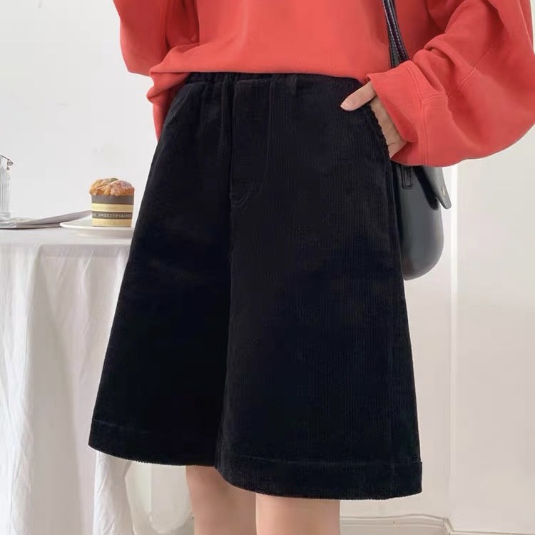 Quần short đùi nhung nam nữ nekosg, quần đùi unisex sn00