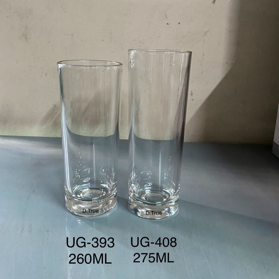 Bộ 6 ly ống cà phê thuỷ tinh 260ml-275ml thái lan ug-393/ug-408