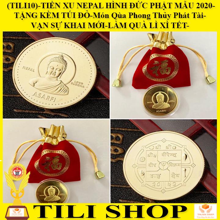 [HCM]-ĐỒNG XU LƯU NIỆM NEPAL HÌNH ĐỨC PHẬT MẪU 2023-TẶNG KÈM TÚI ĐỎ-Món Qùa Phong Thủy Phát Tài-VẠN SỰ KHAI MỚI-LÀM QUÀ LÌ XÌ TẾT-QUÀ TẠNG DỊP LỄ-[TILI10 Shop]