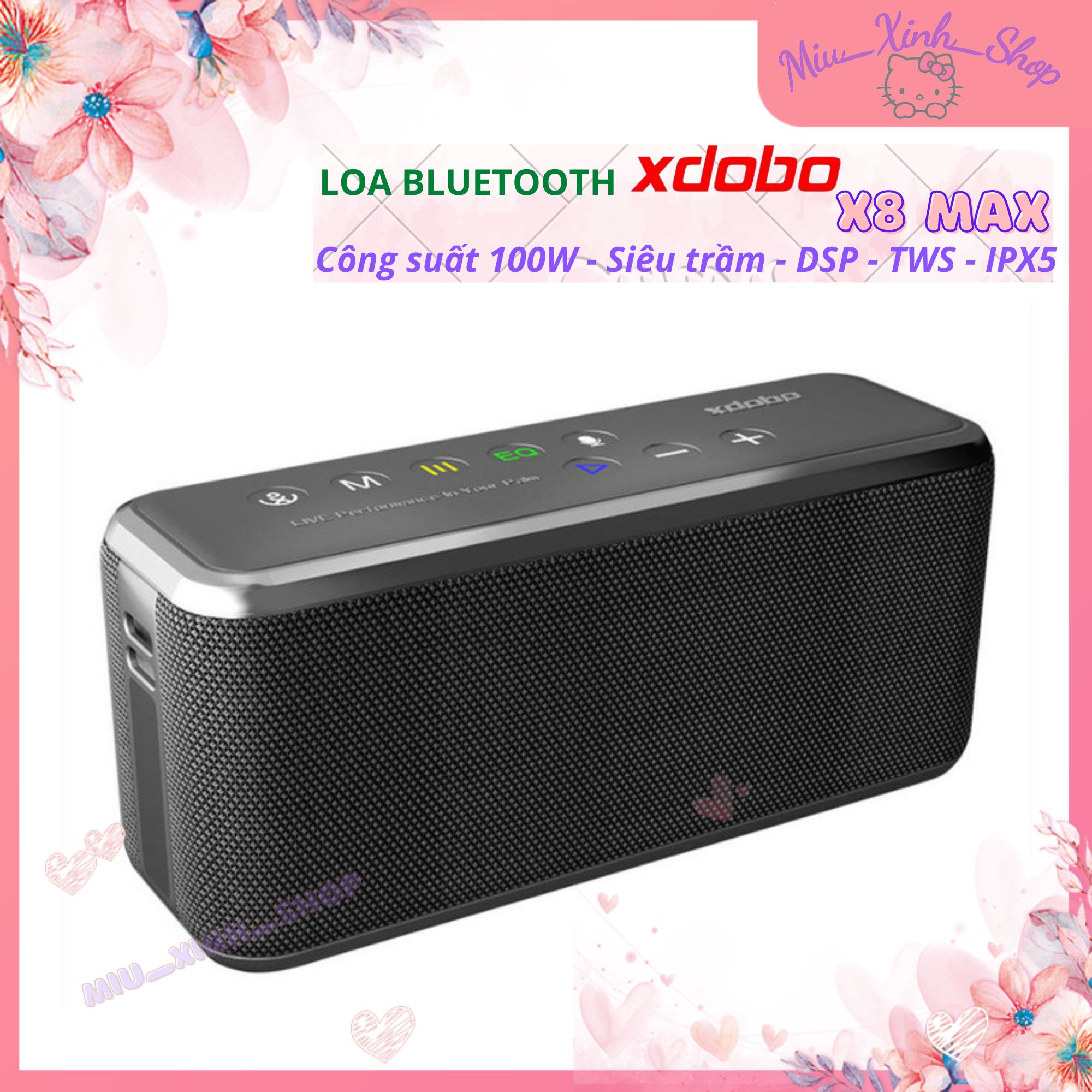 ★Chính hãng★ Loa Bluetooth Xdobo X8 Plus X8 Max cho ios iphone 12, ipad, Android samsung s21, note 2