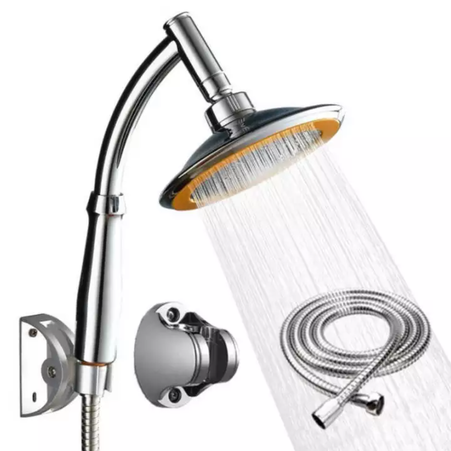 [HCM]VÒI SEN TĂNG ÁP INOX LUCKY-Tích hợp bộ lọc đá kháng khuẩn bên trong bát sen tiết diện chùm tia nước phun ra rộng hơn đáng kể cảm giác tắm cực kỳ dễ chịu