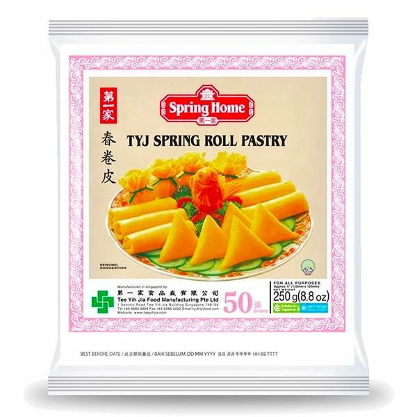 Bánh tráng tyj spring roll pastry 250gr/ 12.5 cm/ 5″ /bánh tráng singapore/ bánh tráng đông lạnh – thương hiệu spring home singapore - sgc food lzdiii