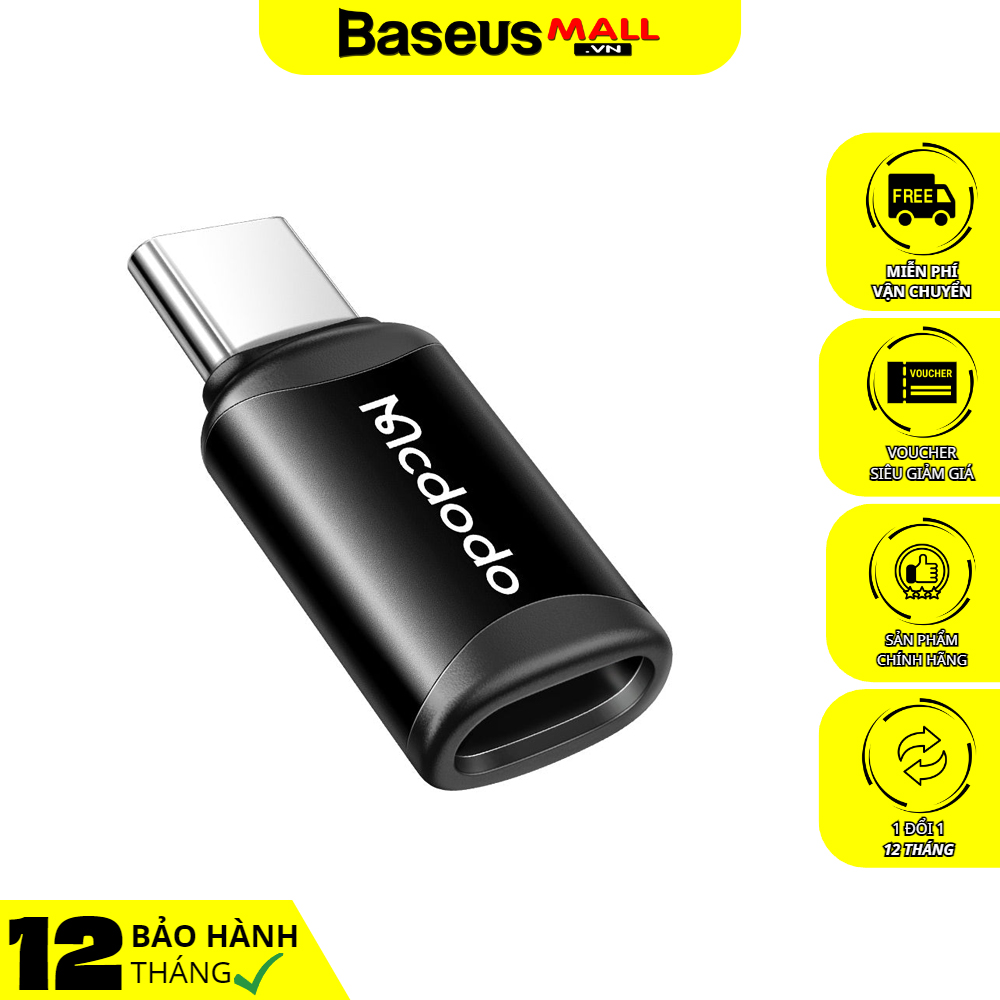 Đầu Chuyển OTG Mcdodo Lightning to Type-c Connector