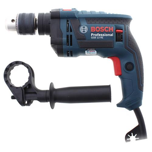 Máy khoan đa năng Máy khoan động lực Bosch GSB 13 RE Xuất xứ Malaysia Công suất 600W Bảo hành điện tử 12 tháng