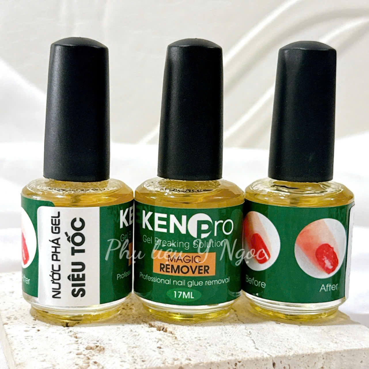 Phá gel KenPro/ Nước phá gel / Sơn phá gel siêu thần tốc không nóng rát chuyên dụng cho làm móng nail(15ml)