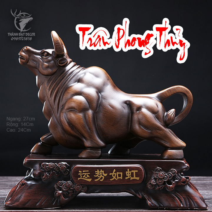 Tượng Phong Thủy TRÂU TÀI LỘC CHO NGƯỜI TUỔI SỬU , Tượng Phong Thủy Làm Quà Tặng Tân Gia Khai Trương