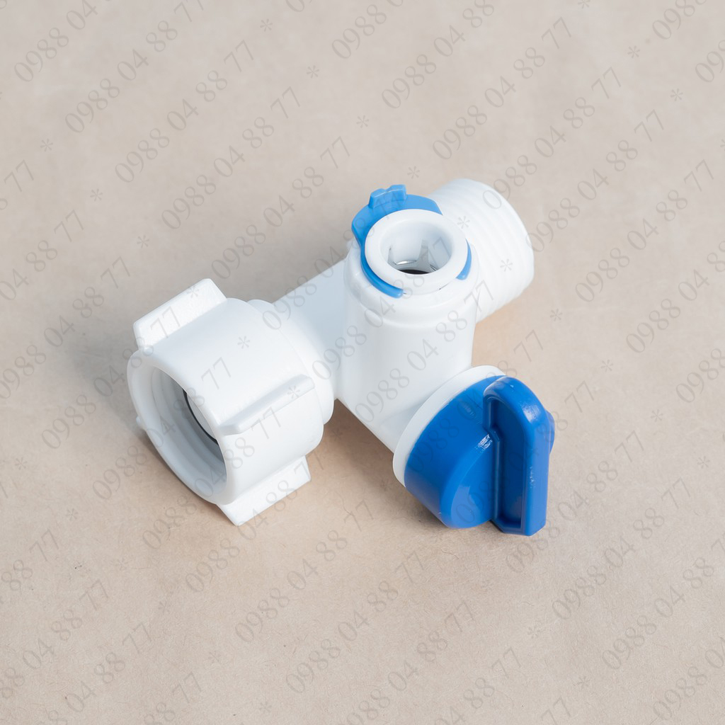 [HCM]Van cấp nước đầu nguồn kết nối nhanh dùng trong máy lọc nước - Ren 21 ra dây 10mm
