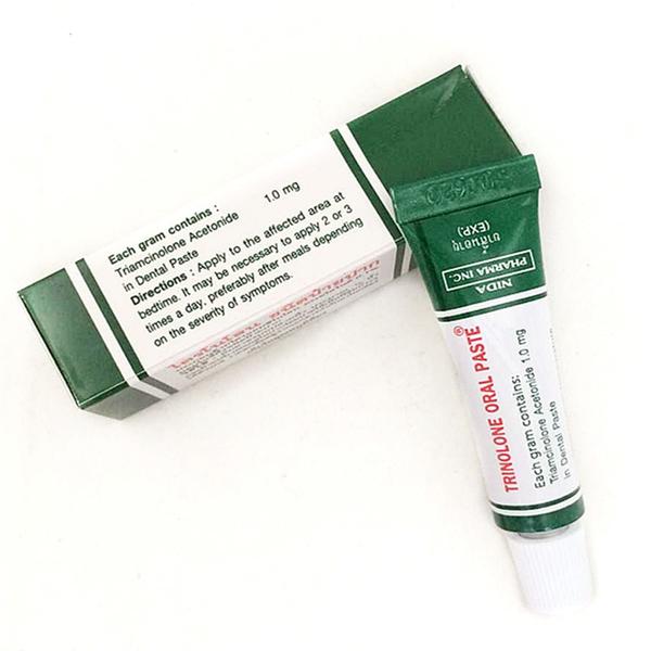[HCM]Kem Bôi Nhiệt Miệng Trinolone Oral Paste Thái Lan - Kem tri nhiet mieng - Gel bôi lở miệng an toàn hiệu quả cao
