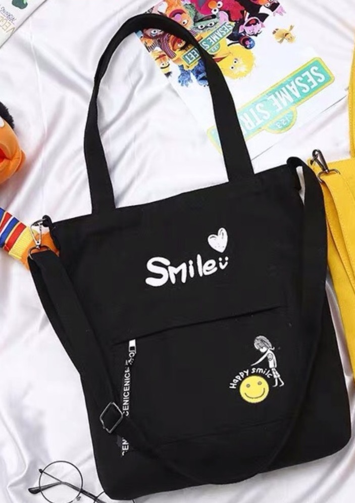 Túi tote thời trang smile trái tim s40
