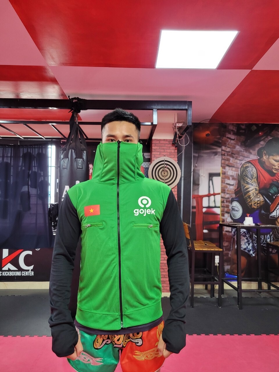 Áo Gojek Chống Nắng Chùm Đầu