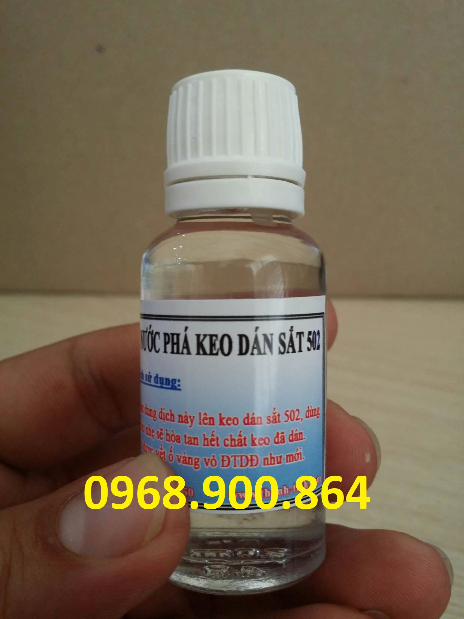 Dung Dịch Tẩy Keo 502 Trên Mica - Alu - Nhựa .v.v.