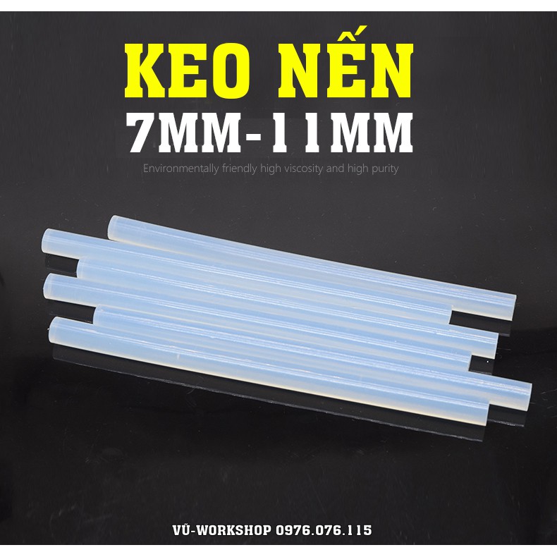 Keo Nến Nhỏ, Keo Nến To, Keo Nến Chất Lượng Cao, Không Độc Hại - 1 Que - Đủ Size