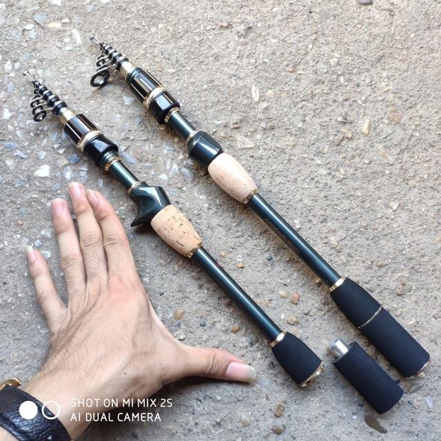 Cần câu rút câu lure 2m1 có cả dùng máy đứng và máy ngang chất lượng cao - siêu sale mùa cuối năm - cực hot - đại hạ giá thanh lý hàng tồn