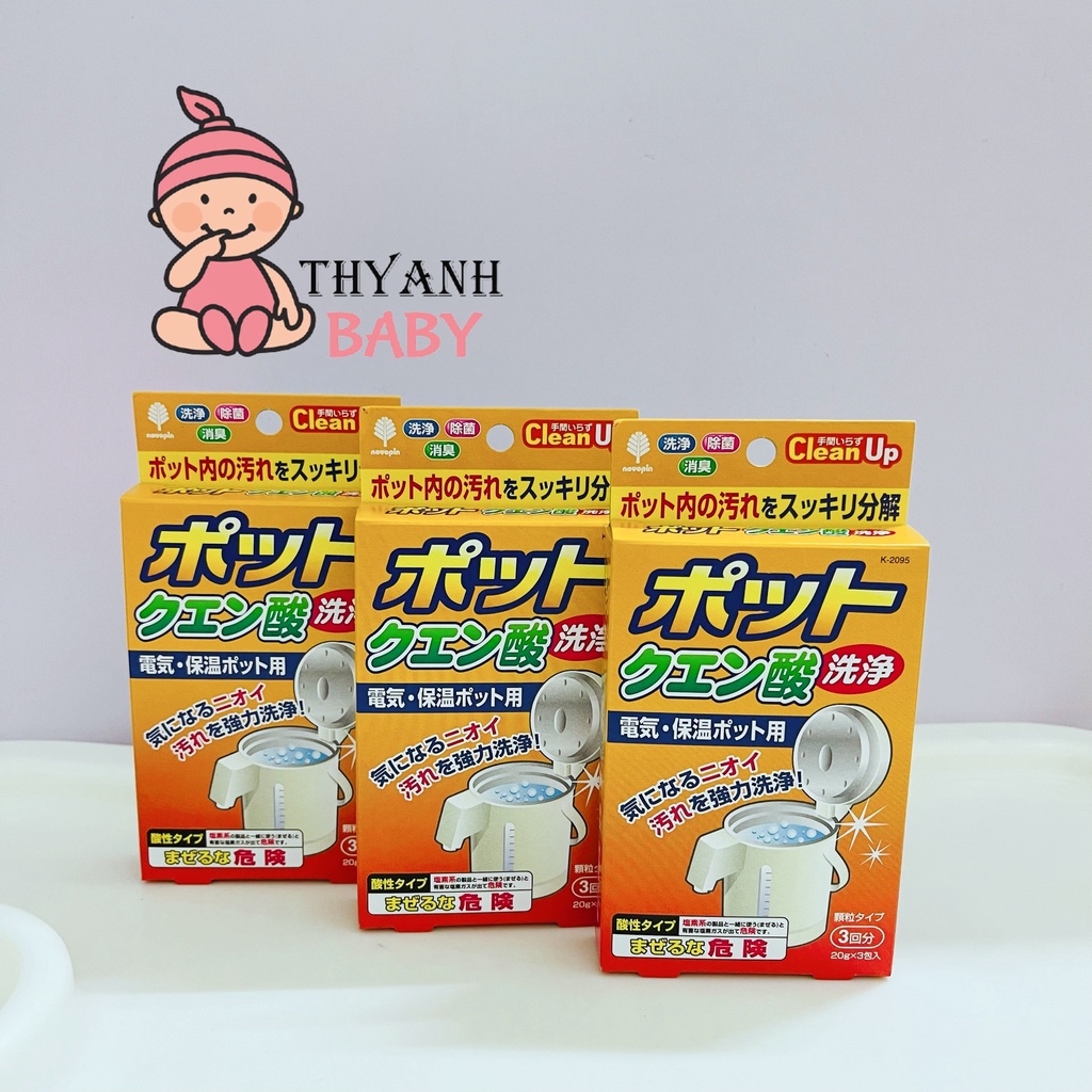 Khử cặn bình đun nước Nhật Bản vệ sinh bình đun nước