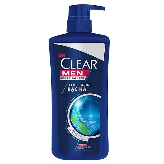 Dầu gội clear men bạc hà 900g