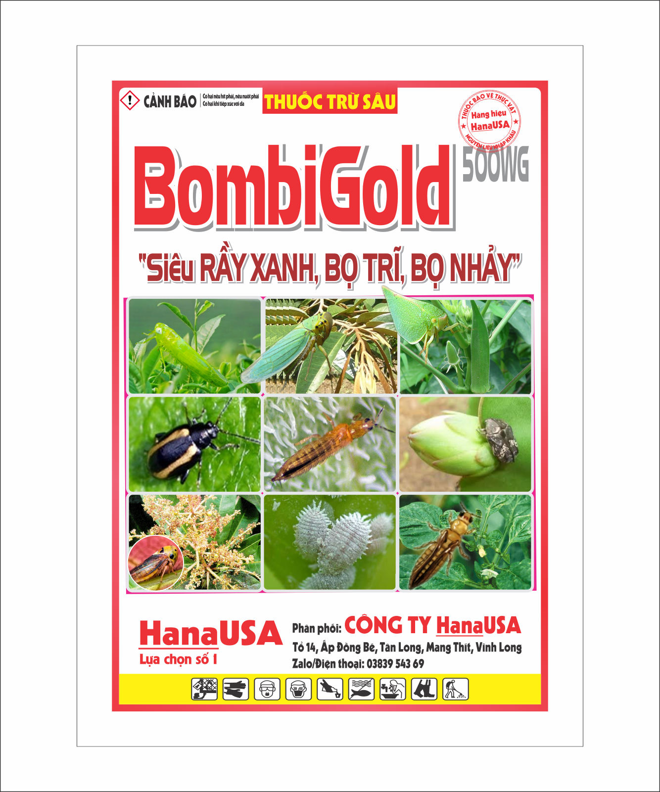BombiGold 15gr - Thuốc trừ sâu trừ RUỒI VÀNG, BỌ TRĨ, RẦY XANH, BỌ NHẢY, RẦY BÔNG XOÀI