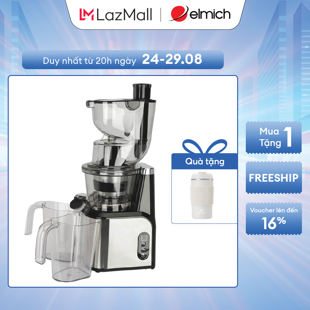 Máy ép chậm trái cây elmich jee-3898