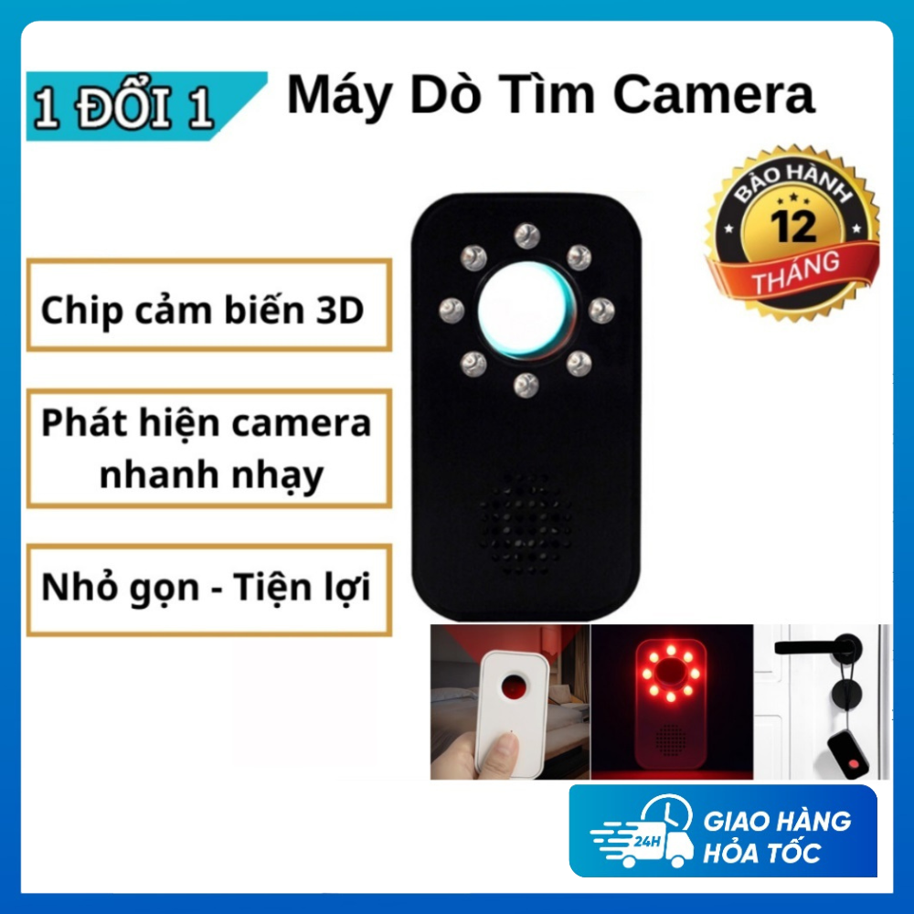 Máy Dò Camera Ẩn Xiaomi Smoovie - Máy Dò Tìm Camera Đa Năng Có Báo Động Chống Quay Lén Và Chống Trộm Mini