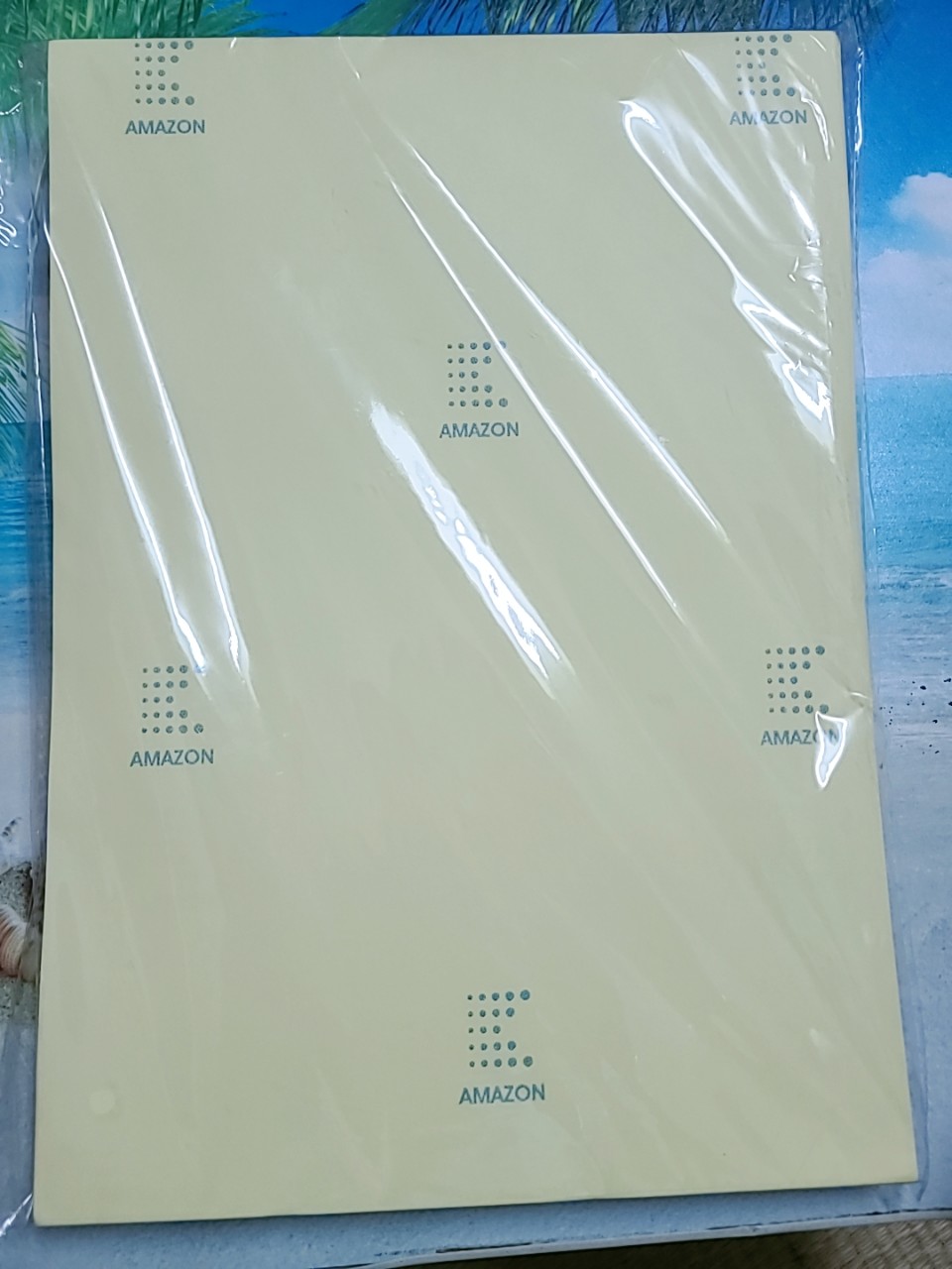 Decal đế vàng amazon a4 - tập 100 tờ