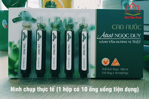 Cao nước atiso hộp 10 ống-ngọc duy