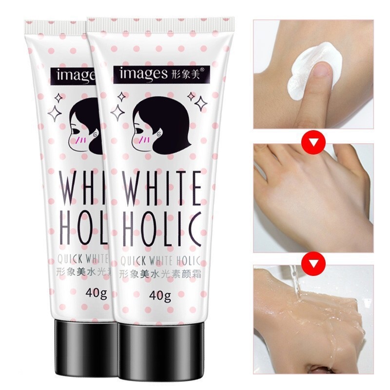 Kem làm trắng da nâng tông tức thì Images White Holic 40g Senabeauty