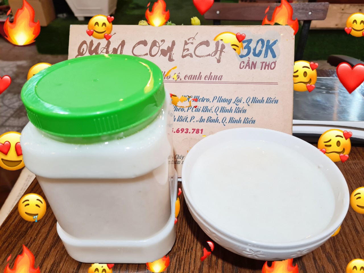 HŨ CƠM MẺ NHÀ LÀM 1,5 kg.