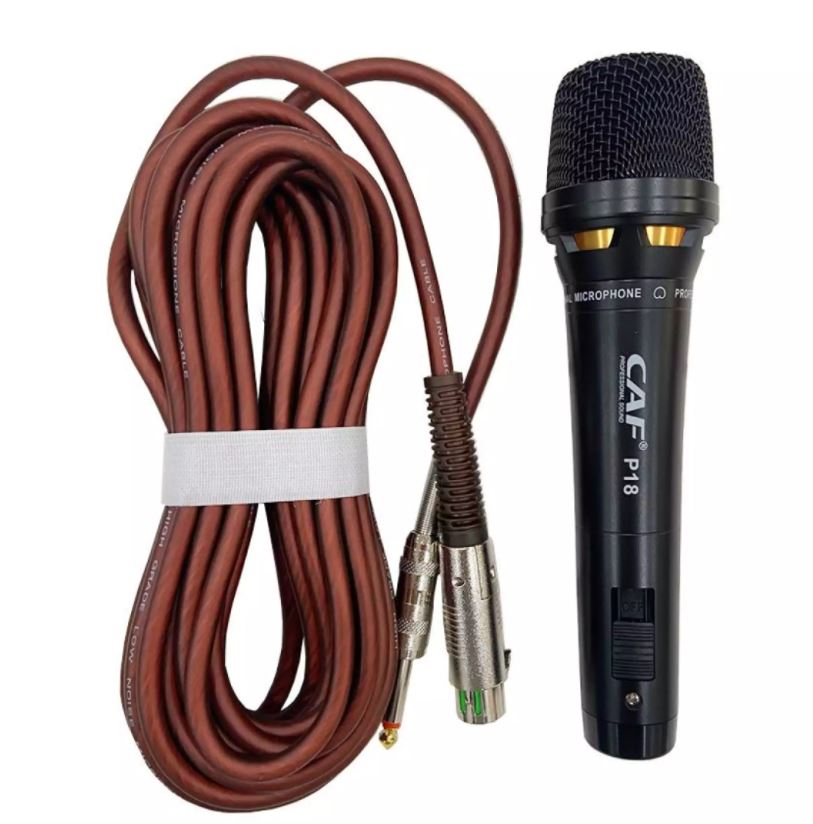 [HCM][ XẢ KHO ] Micro CAF CA-P18 Micro Hát Karaoke Có Dây CAF P18 Cao Cấp Thiết Kế CủaMic CA-P18 Với Dây Dẫn Có Độ Dài Lên Đến 8m được Thiết Kế Dành Riêng Để Hát Karaoke Gia Đình Với Nhiều Tính Năng Như Chống HúRè BH 12 Tháng