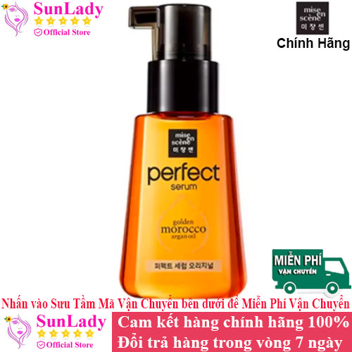 Tinh chất dưỡng tóc phục hồi tóc Mise En Scène Perfect Serum #Original 80ml - Serum dưỡng tóc Perfect - Dầu dưỡng tóc Miseen Perfect