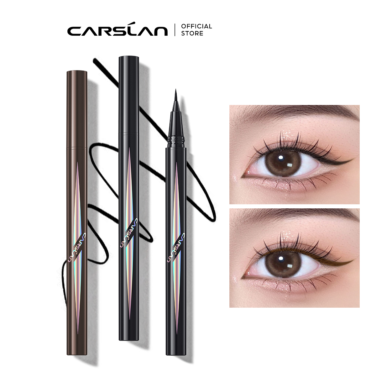 ĐỘC QUYỀN 11 20pm - 14.12|VOUCHER+QUÀ TẶNG Bút kẻ mắt nước nét mảnh Carslan Không lem trôi suốt 12H 0,55ML