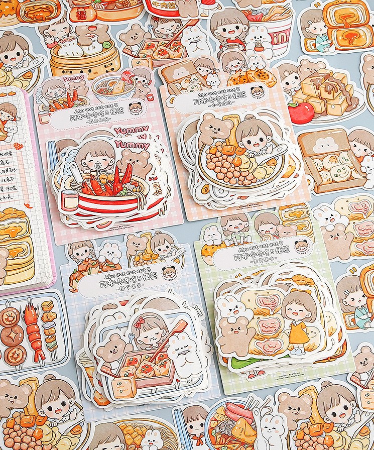 Set 70 Tờ Giấy Ghi Chú TELADO S13 Họa Tiết Hoạt Hình Dễ Thương, Giấy Note Văn Phòng Tiện Dụng, Giấy Nhắn Đánh Dấu Trang Đáng Yêu