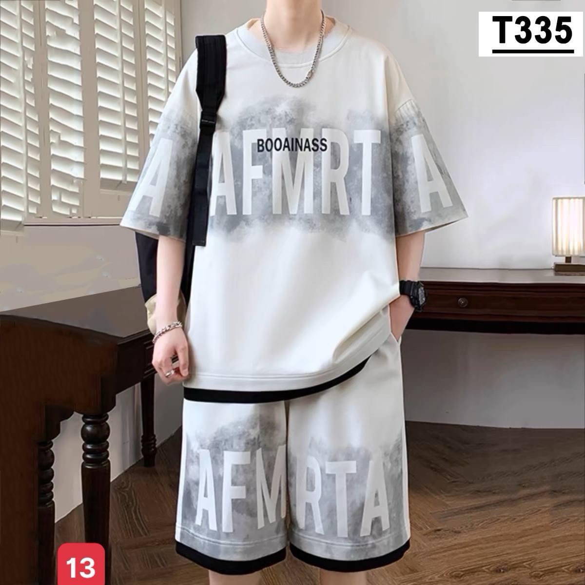 Đồ bộ thể thao - Set bộ đồ nam thun cotton tay ngắn thời trang cao cấp DG-SHOP MS1016