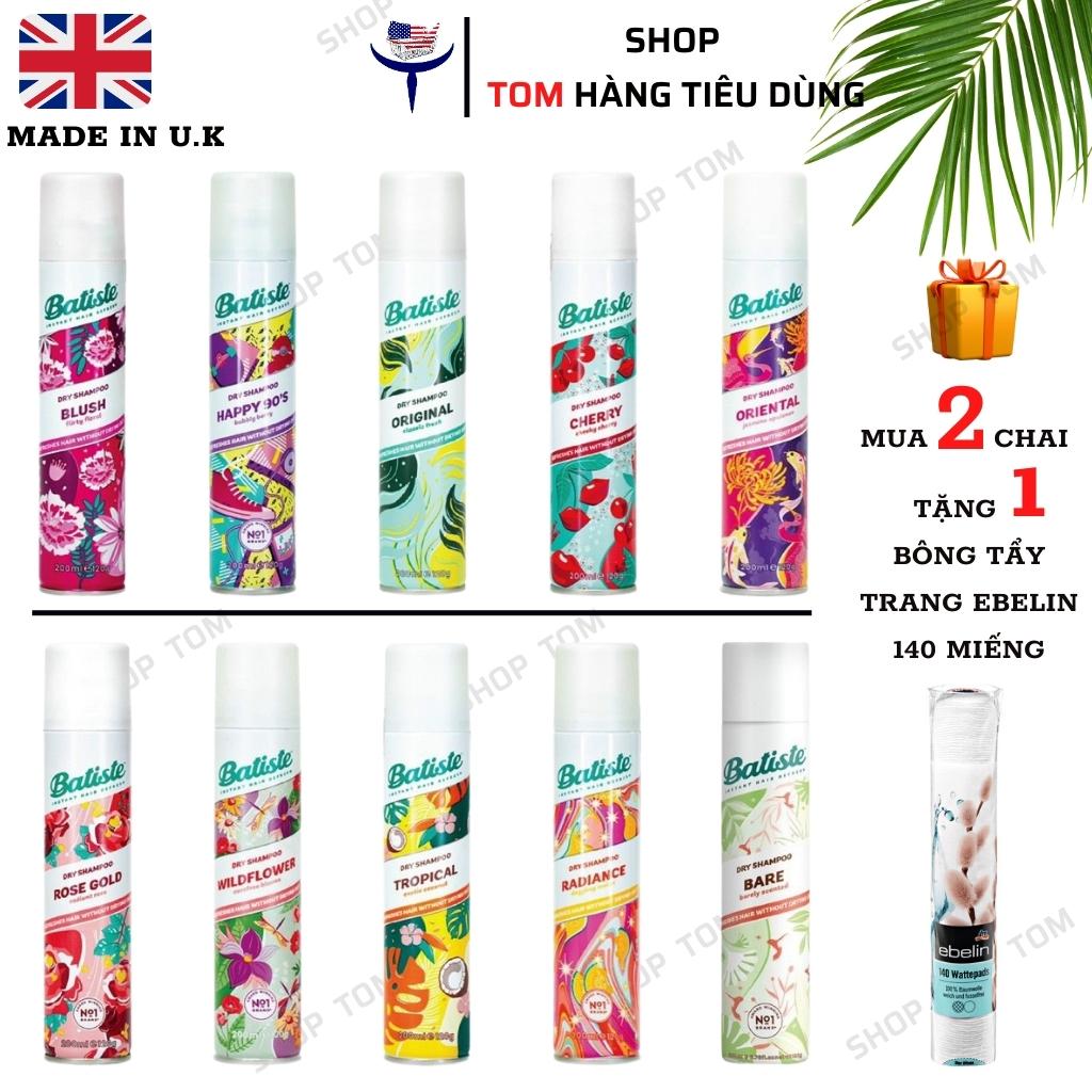 Dầu gội khô Batiste Dry Shampoo 200ml Hàng Anh
