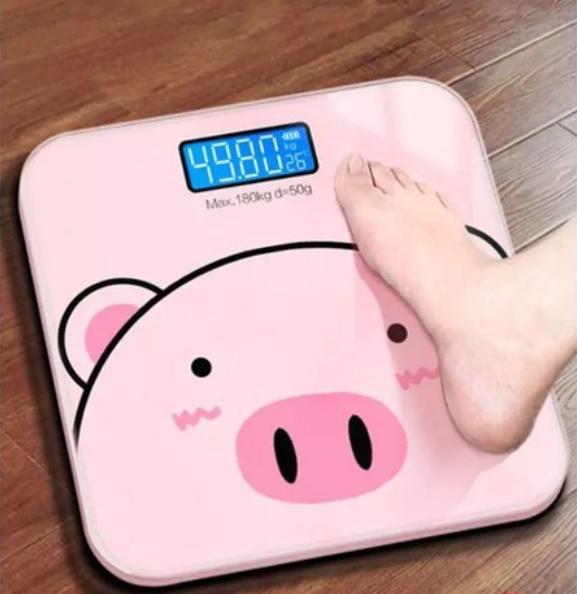 Cân điện tử sức khỏe 180kg hình con heo